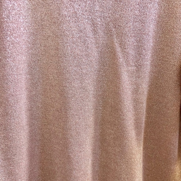 Rose gold shimmer contemporary party blouse - Picture 5 of 5